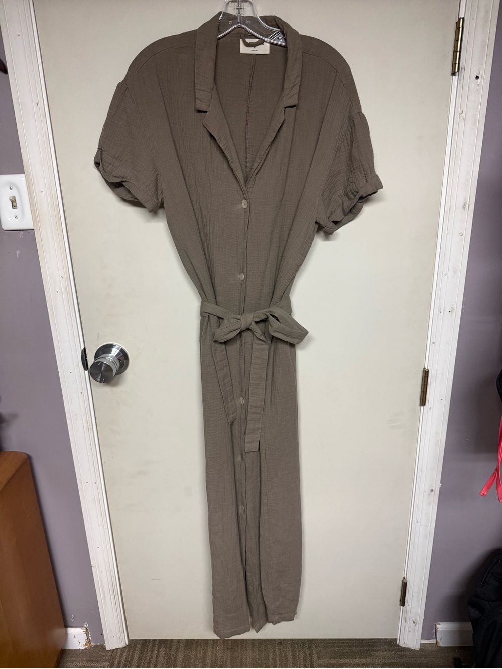 The Normal Brand Puckered Gauze Maxi Dress